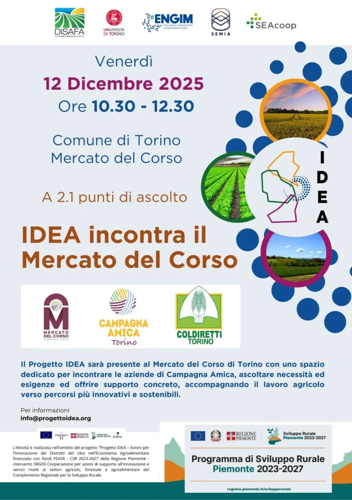 Appuntamento con IDEA - Mercato del Corso 1 IDEA Mercato del Corso