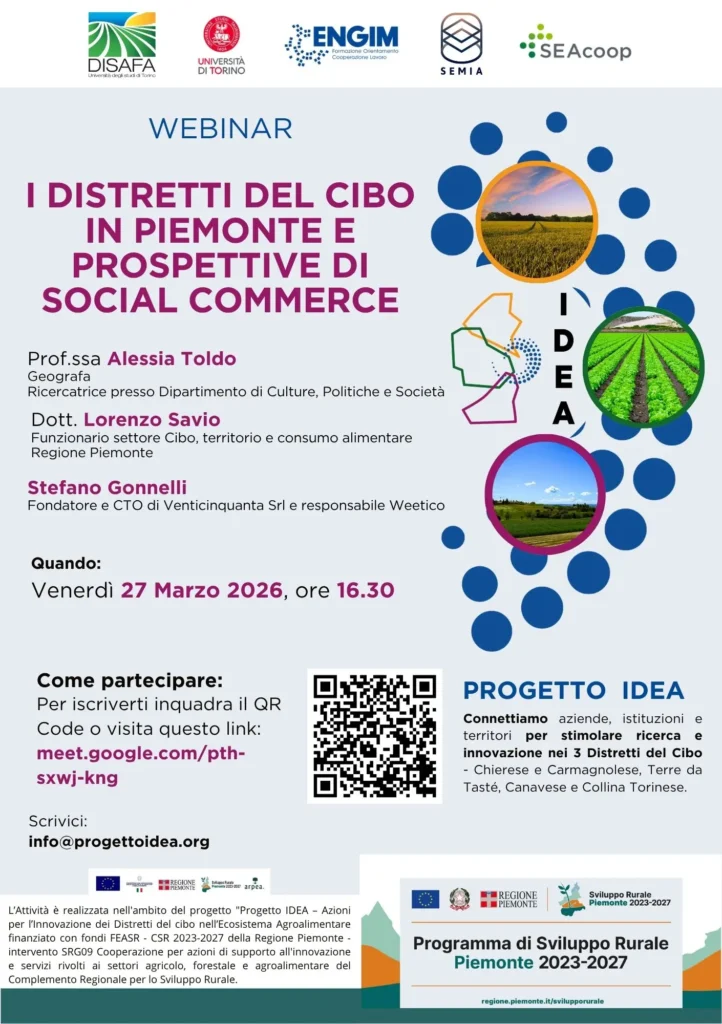 Webinar | I Distretti del cibo in Piemonte e prospettive di social commerce 1 Webinar mense scolastiche sviluppo territorio 1