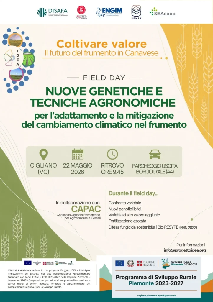 Locandina field day Cigliano