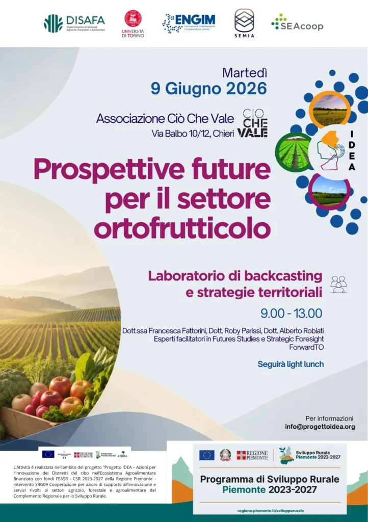 Locandina workshop Chieri