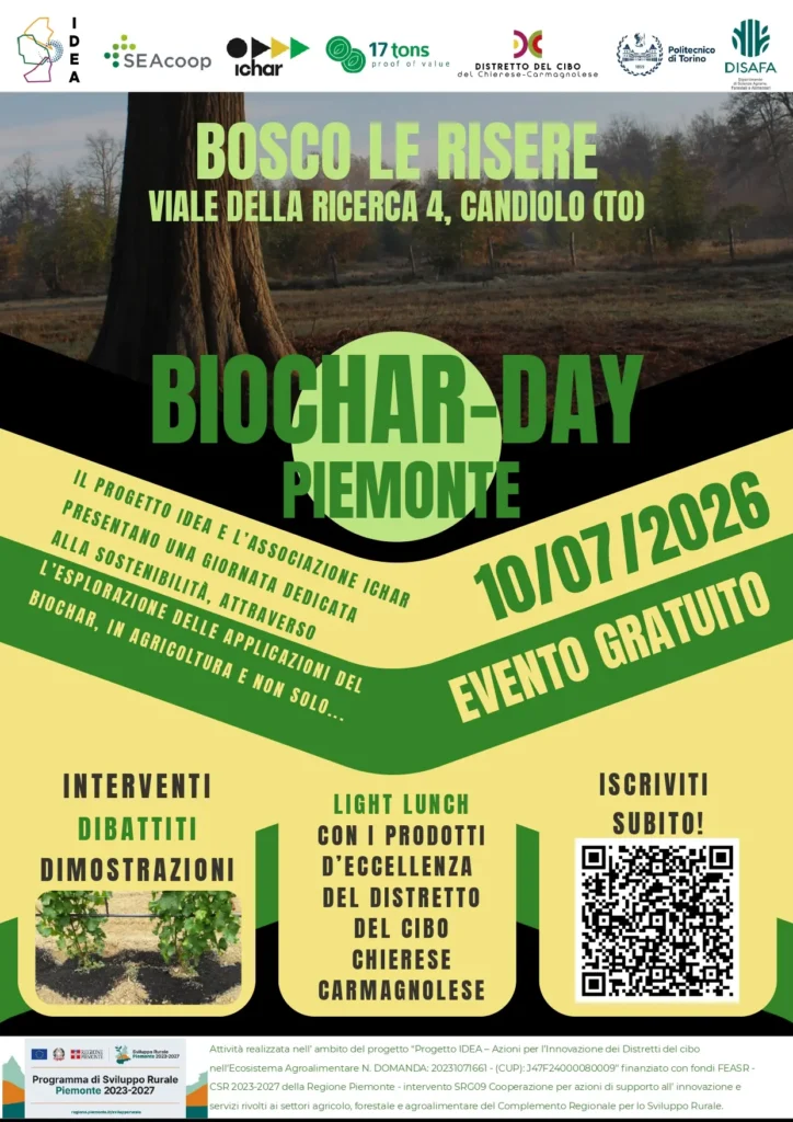 Biochar-Day: una giornata per scoprire il futuro dell’agricoltura sostenibile 1 Locandina Biochar day DEF pages to jpg 0001